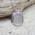 White Sea Glass Necklace