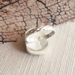 Green Sea Glass Ring - Size 8 - Queen Collection