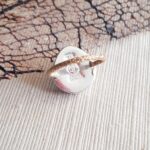 Aqua Sea Glass Ring - Size 6 - Queen Collection